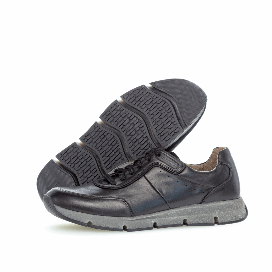 Hommes Sneaker Gabor | Noir Exclusif